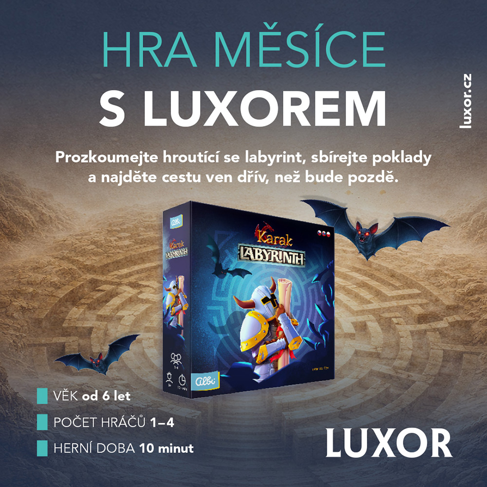 Game of the Month May with Luxor – Karak: Labyrinth