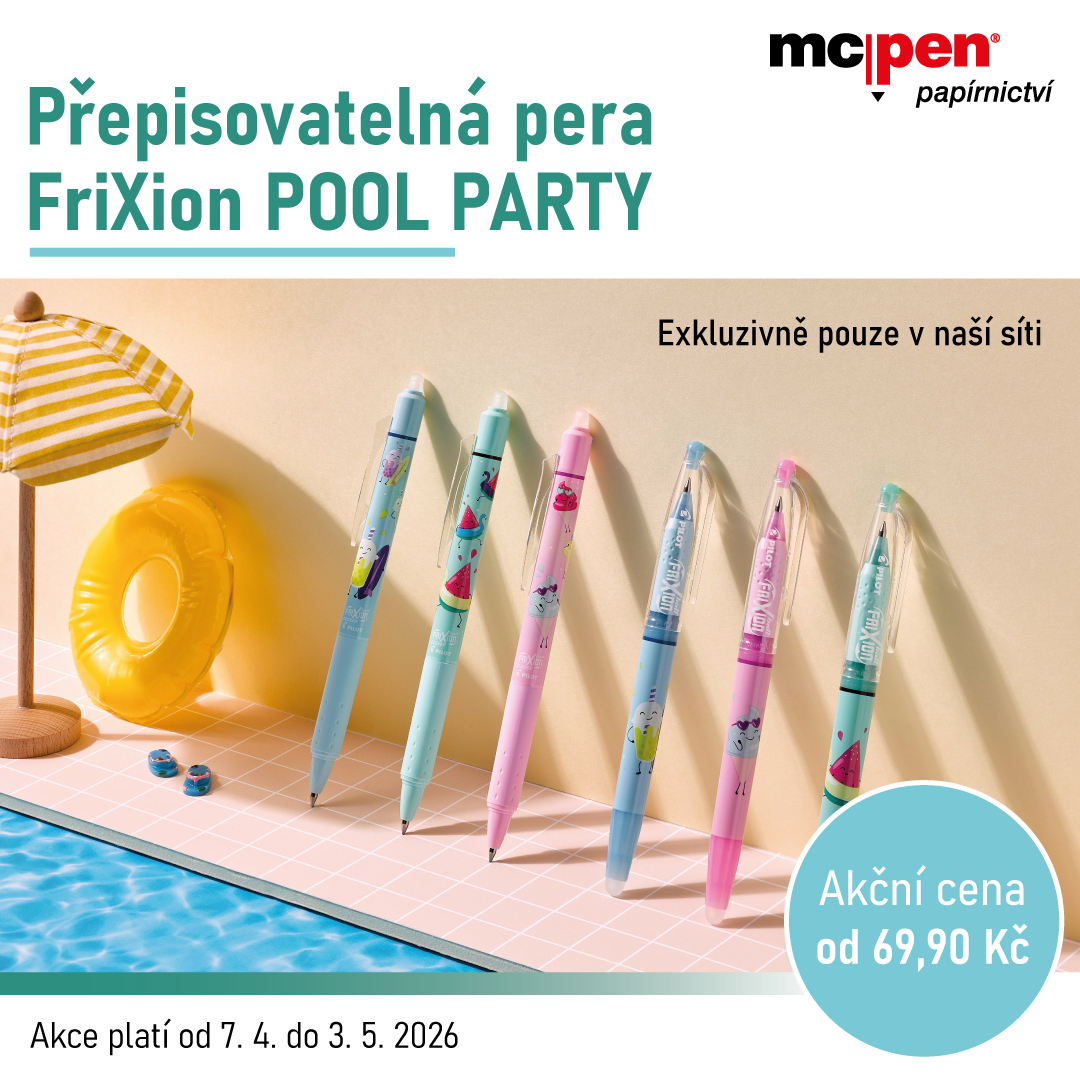 Přepisovatelná pera Frixion POOL PARTY
