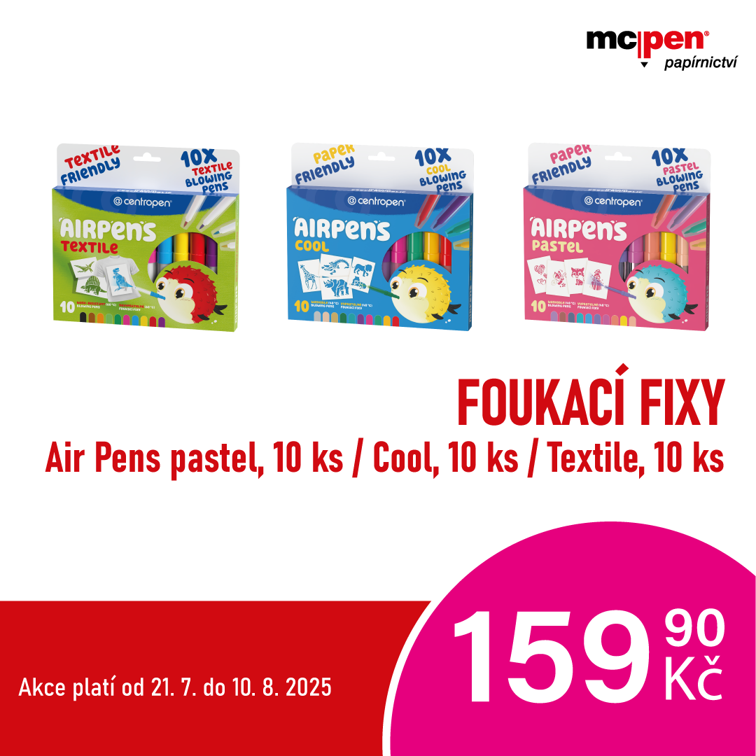 Aktuální akce v McPen papírnictví