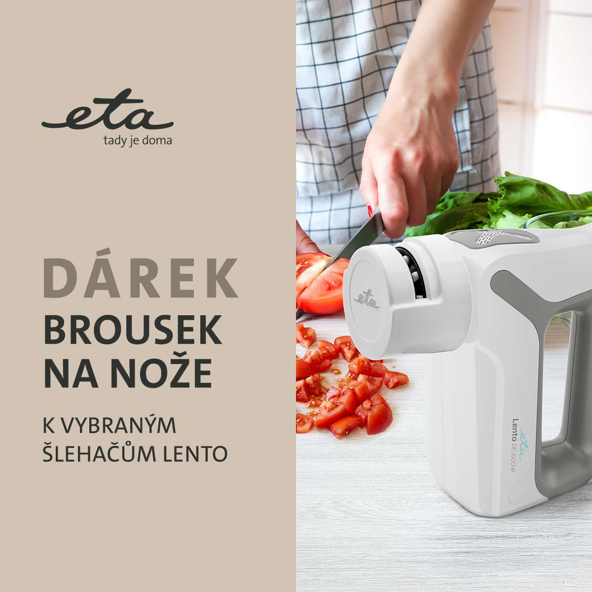 Získejte nabroušený dárek ke šlehačům Lento!