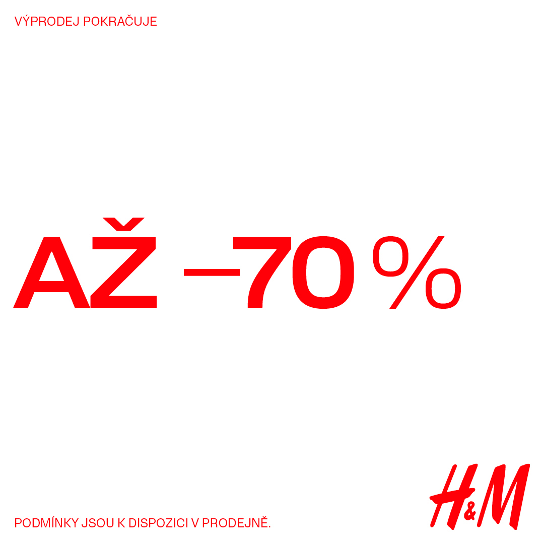 Zimní výprodej v H&M: až -70 %