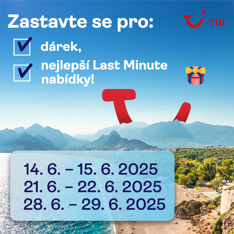 TUI promo víkendy v červnu!