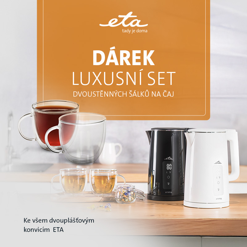 Dárek ke dvouplášťovým konvicím