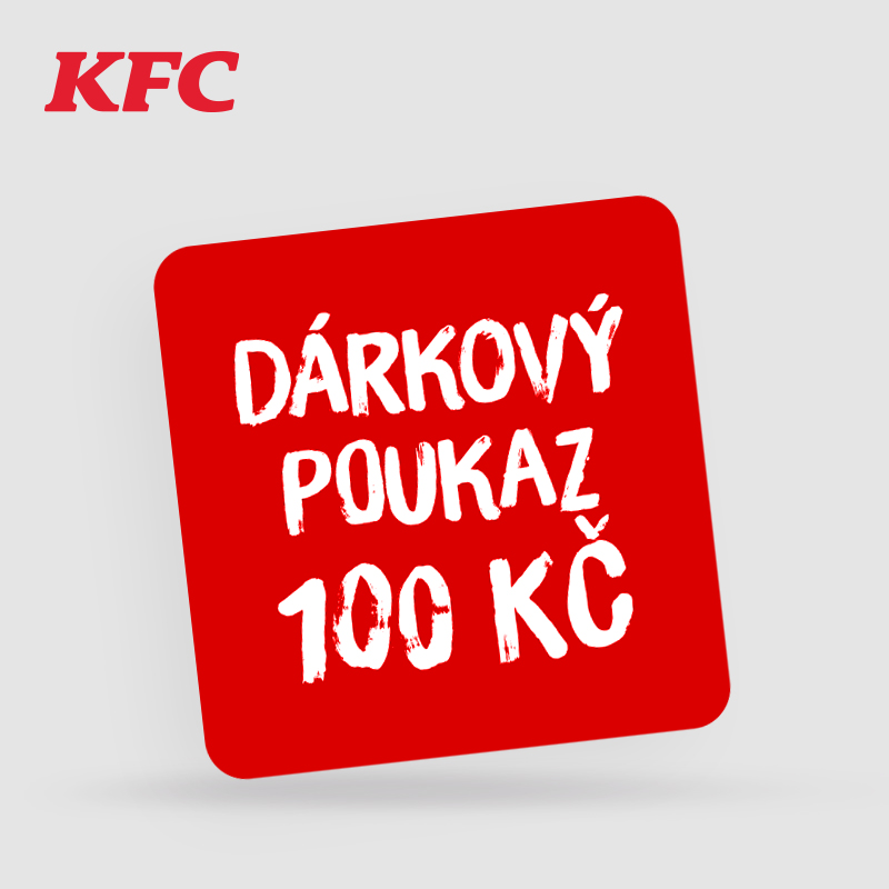 Dárková karta KFC  100 Kč