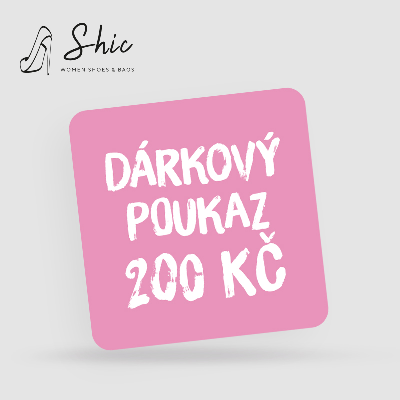 Poukaz Shic Shoes 200 Kč