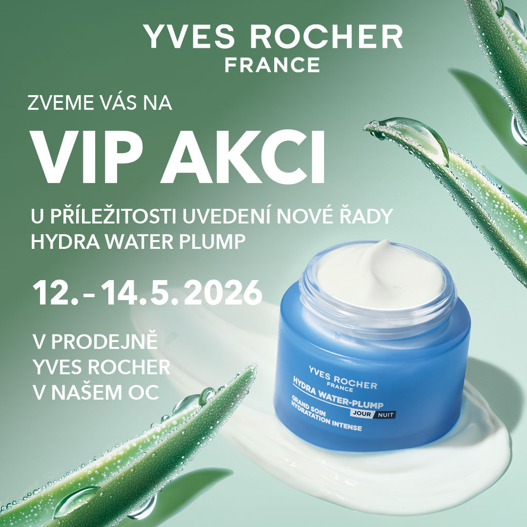 VIP AKCE v prodejně kosmetiky Yves Rocher