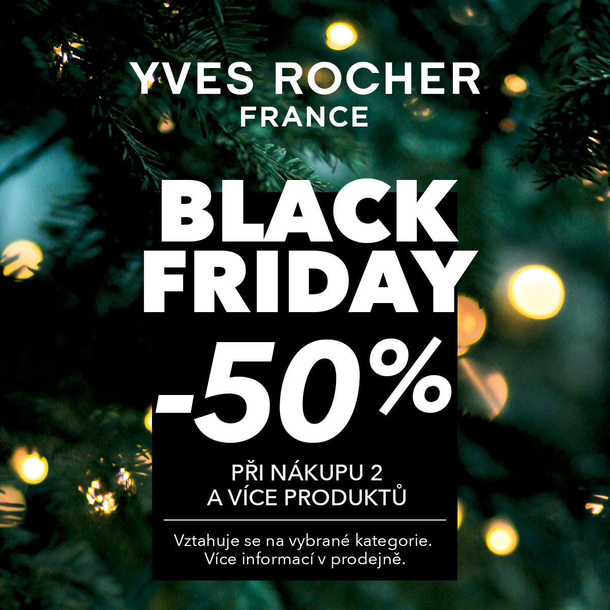 Black Friday v prodejně Yves Rocher