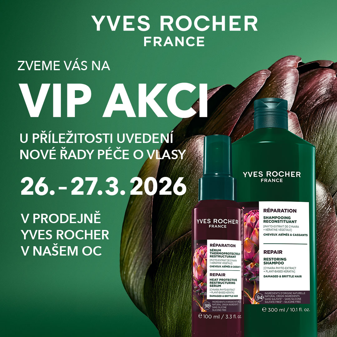 VIP AKCE v prodejně kosmetiky Yves Rocher