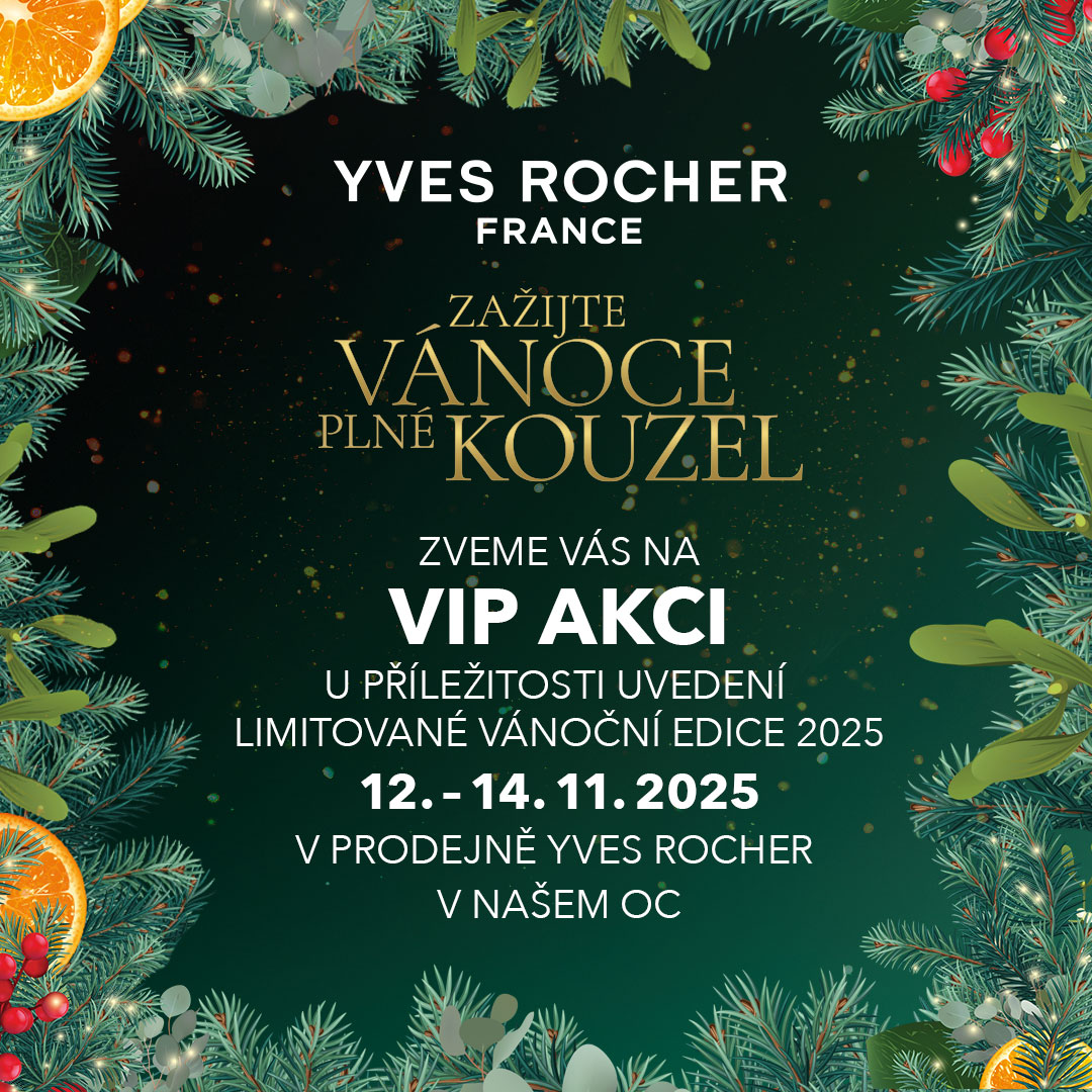 VIP AKCE v prodejně Yves Rocher