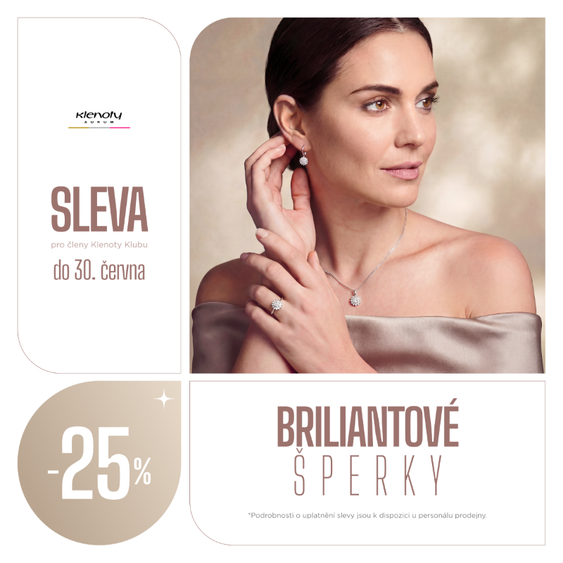 Sleva na brilianty stále pokračuje!