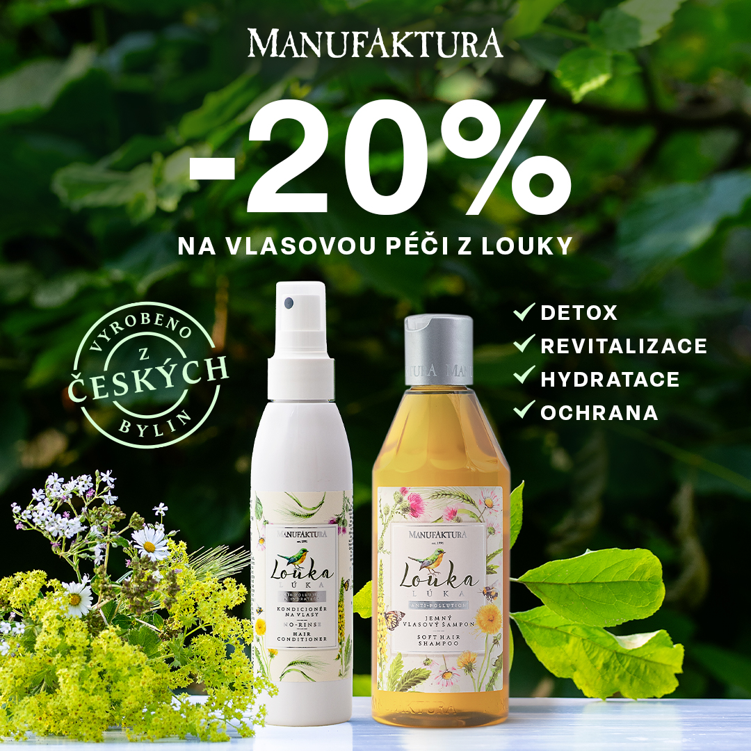 Hvězdy měsíce: vlasová péče Louka s 20% slevou