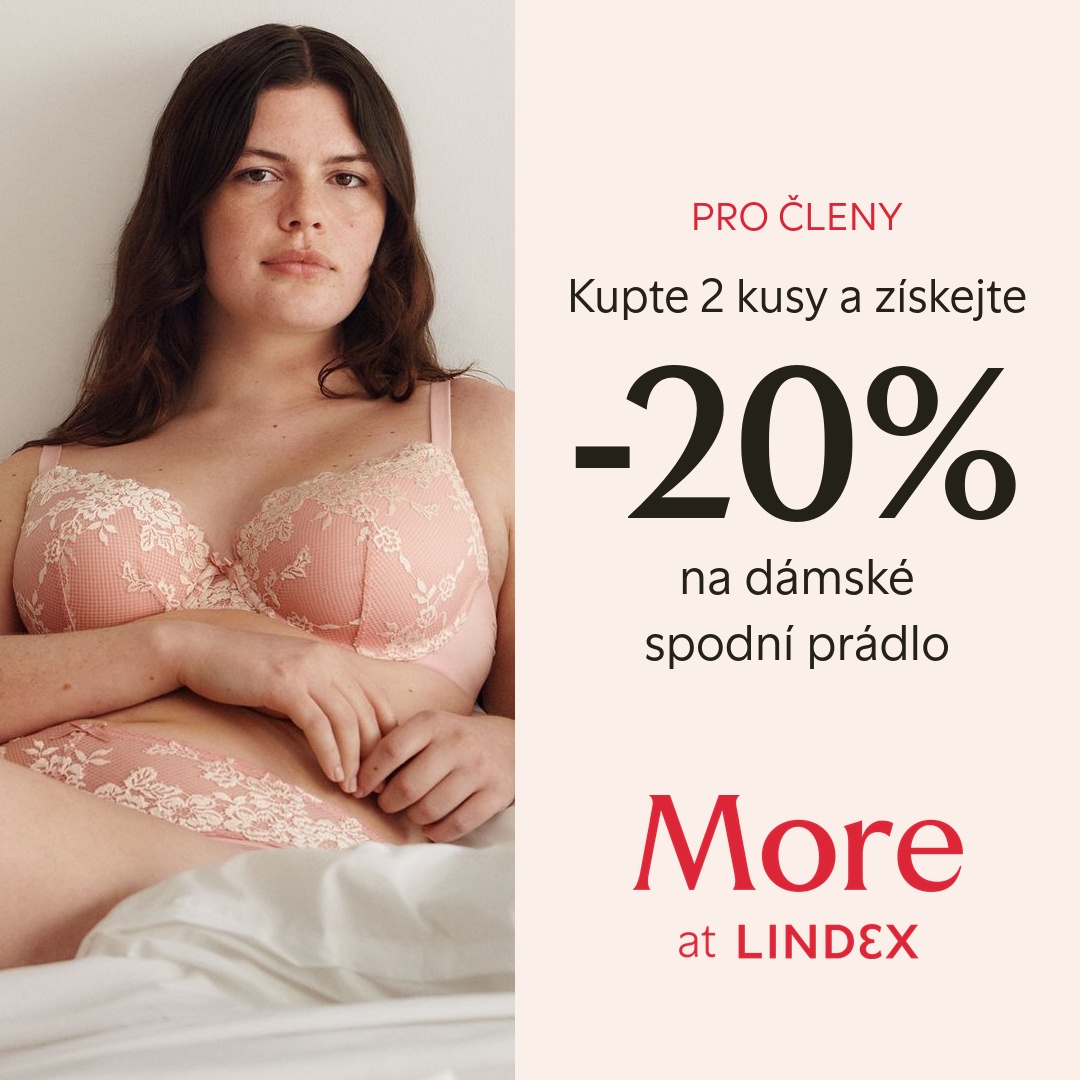 20% sleva na dámské spodní prádlo