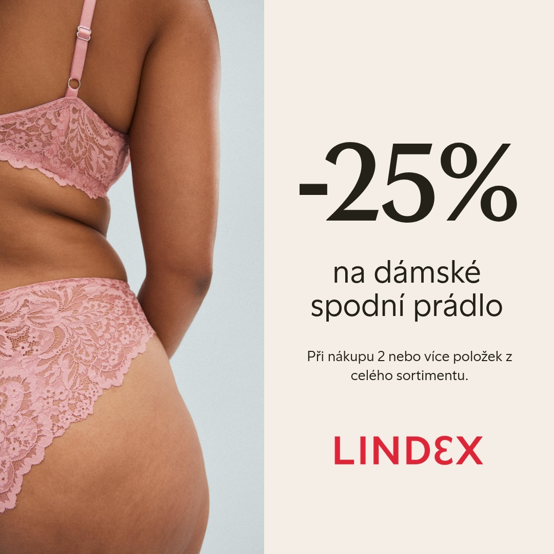 25% sleva na dámské spodní prádlo