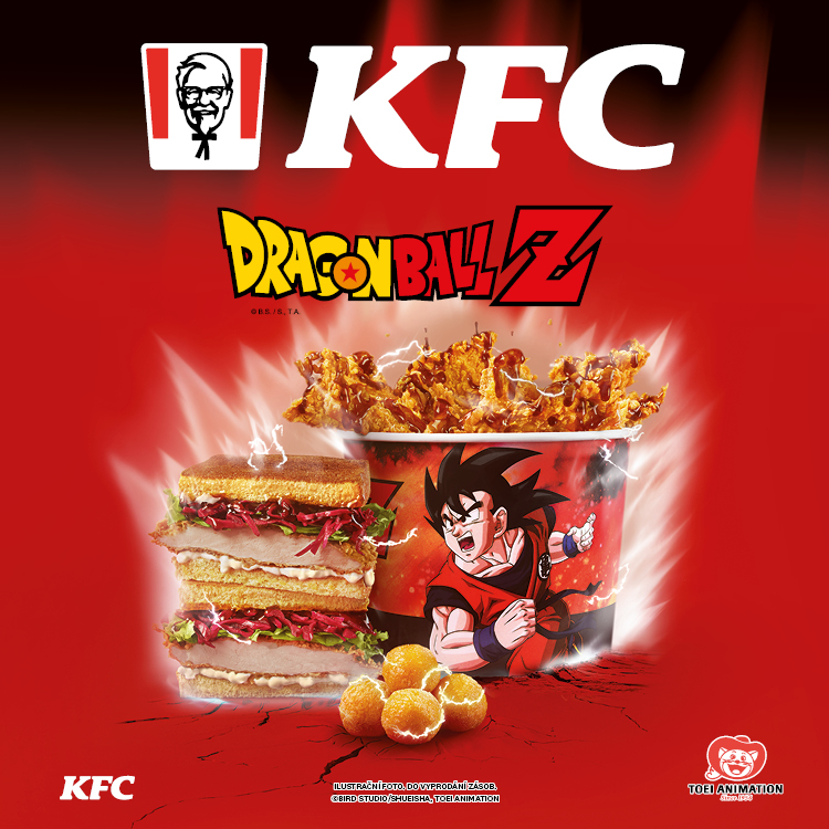 Legendární anime Dragon Ball přistává v KFC Česko