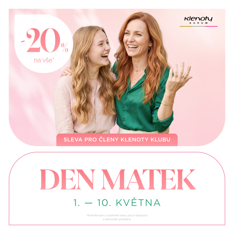 Oslavte Den matek v Klenotech Aurum