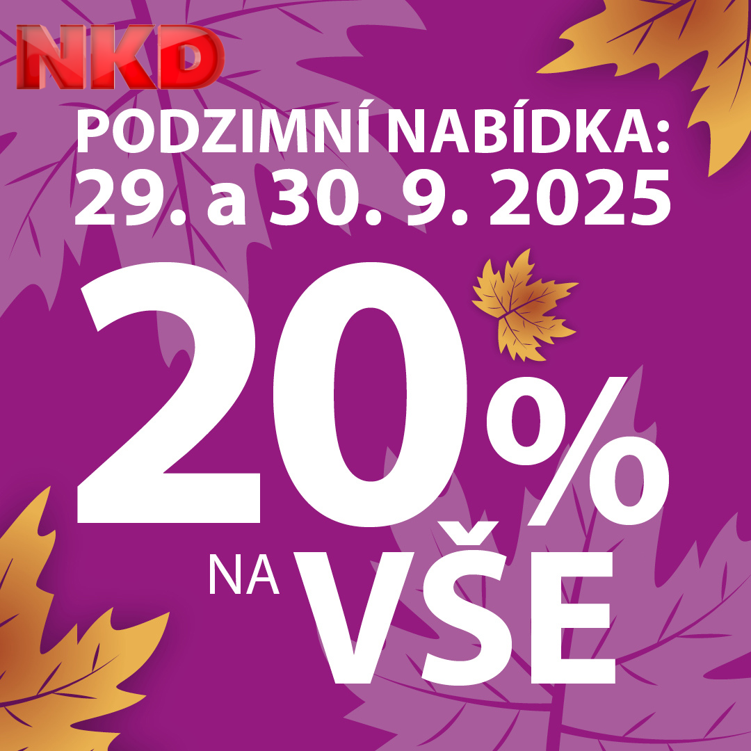 Sleva 20 % na vše!