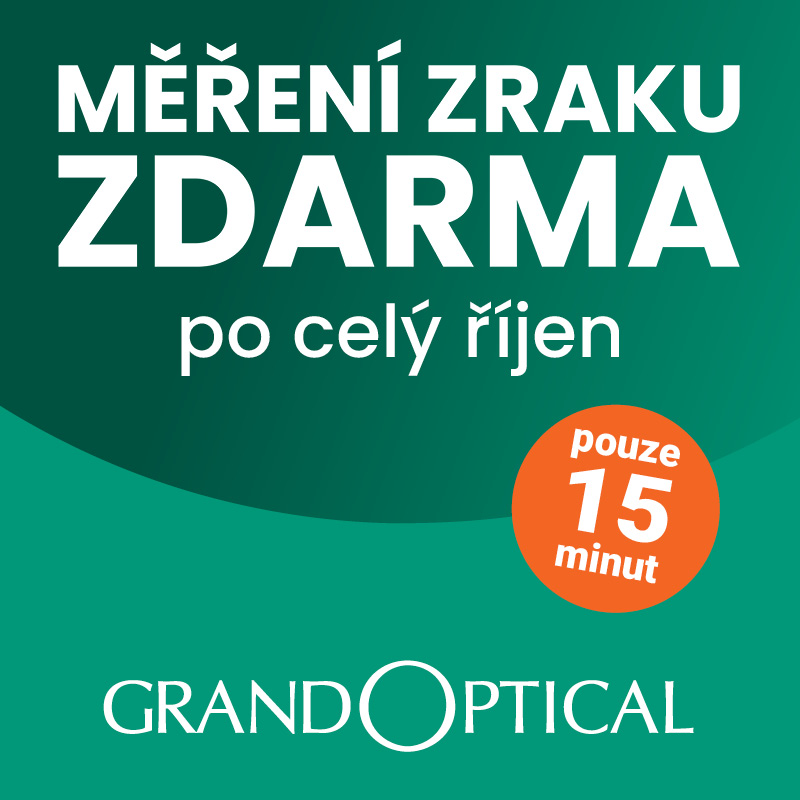 Měření zraku zdarma v GrandOptical!