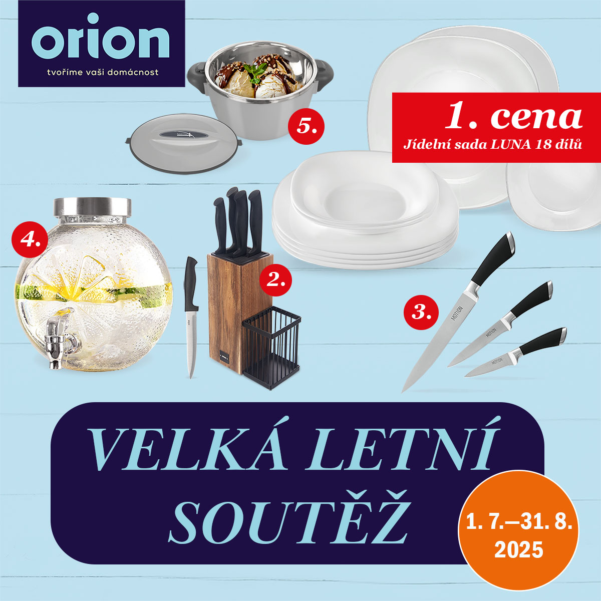 VELKÁ LETNÍ SOUTĚŽ NA PRODEJNÁCH