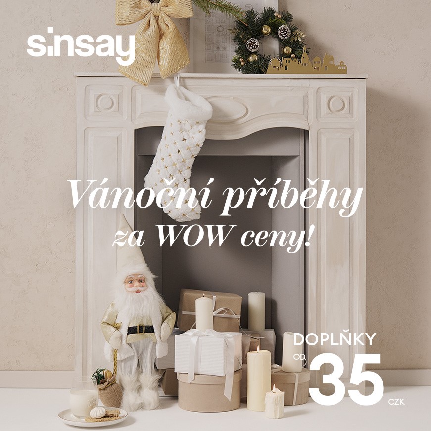 Vánoční doplňky za WOW ceny!
